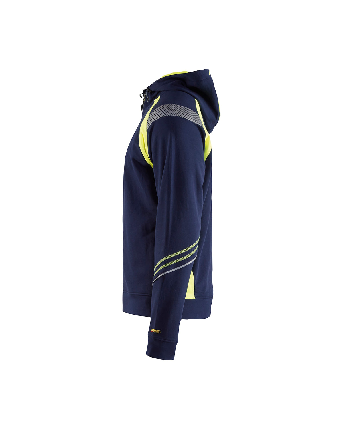 Blåkläder 3433 Kapuzen-Sweatjacke – marine/gelb
