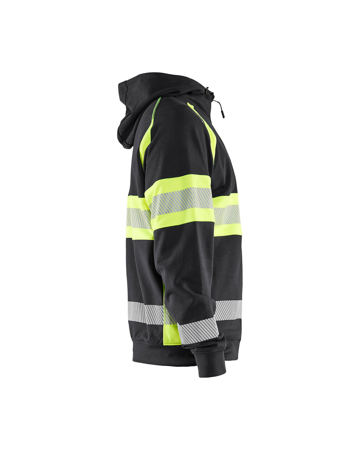 Blåkläder Kl. 1 3552 Warnschutz Kapuzen-Sweatjacke – schwarz/gelb