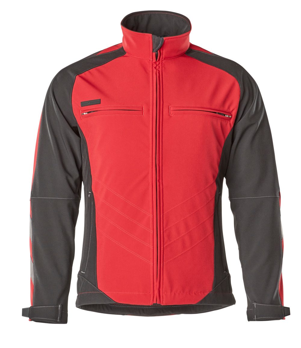 Mascot Dresden Unique zweifarbig Softshelljacke – rot/schwarz