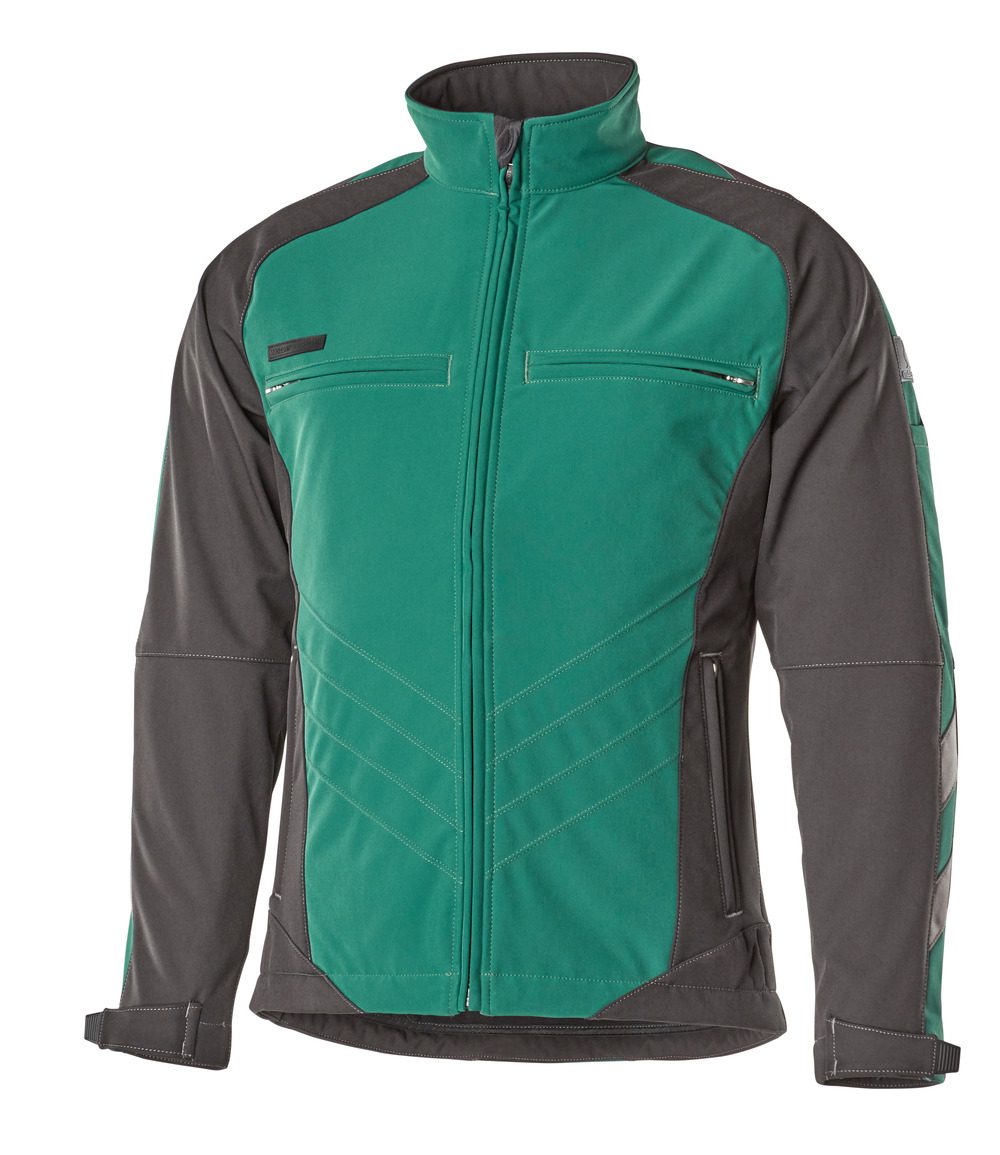 Mascot Dresden Unique zweifarbig Softshelljacke – grün/schwarz