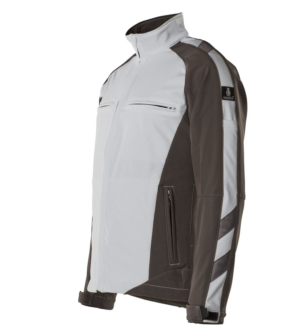 Mascot Dresden Unique zweifarbig Softshelljacke – weiß/anthrazit