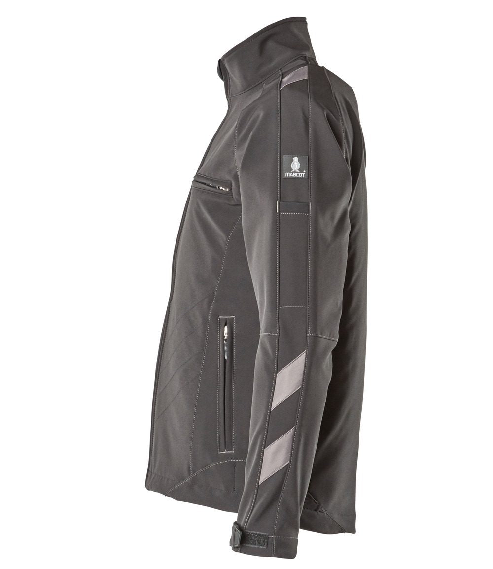 Mascot Dresden Unique einfarbig Softshelljacke – schwarz