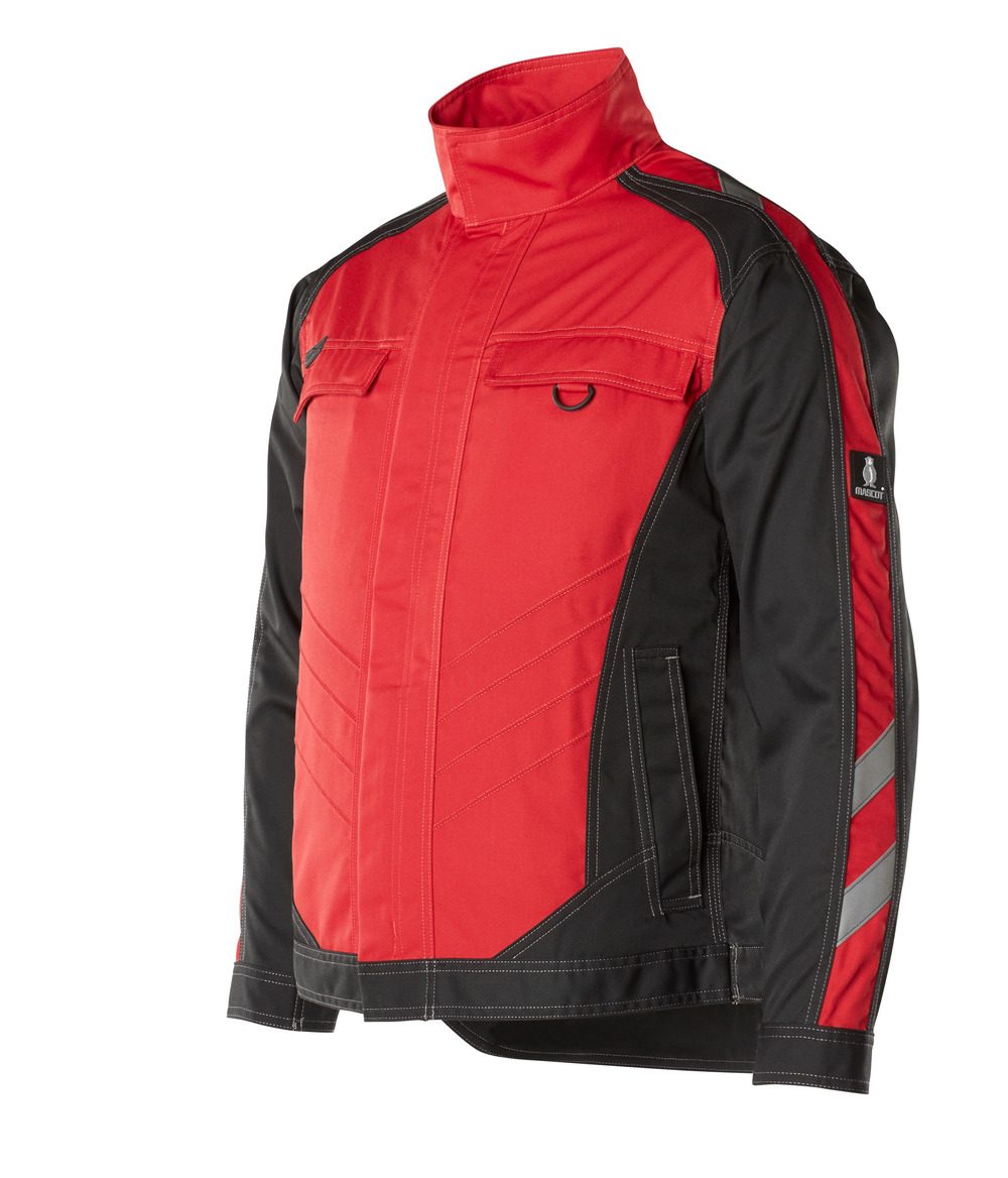 Mascot Fulda Unique Arbeitsjacke – rot/schwarz