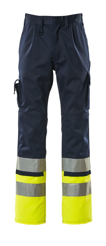 Mascot Patos Safe Compete Warnschutz Bundhose – marine/gelb