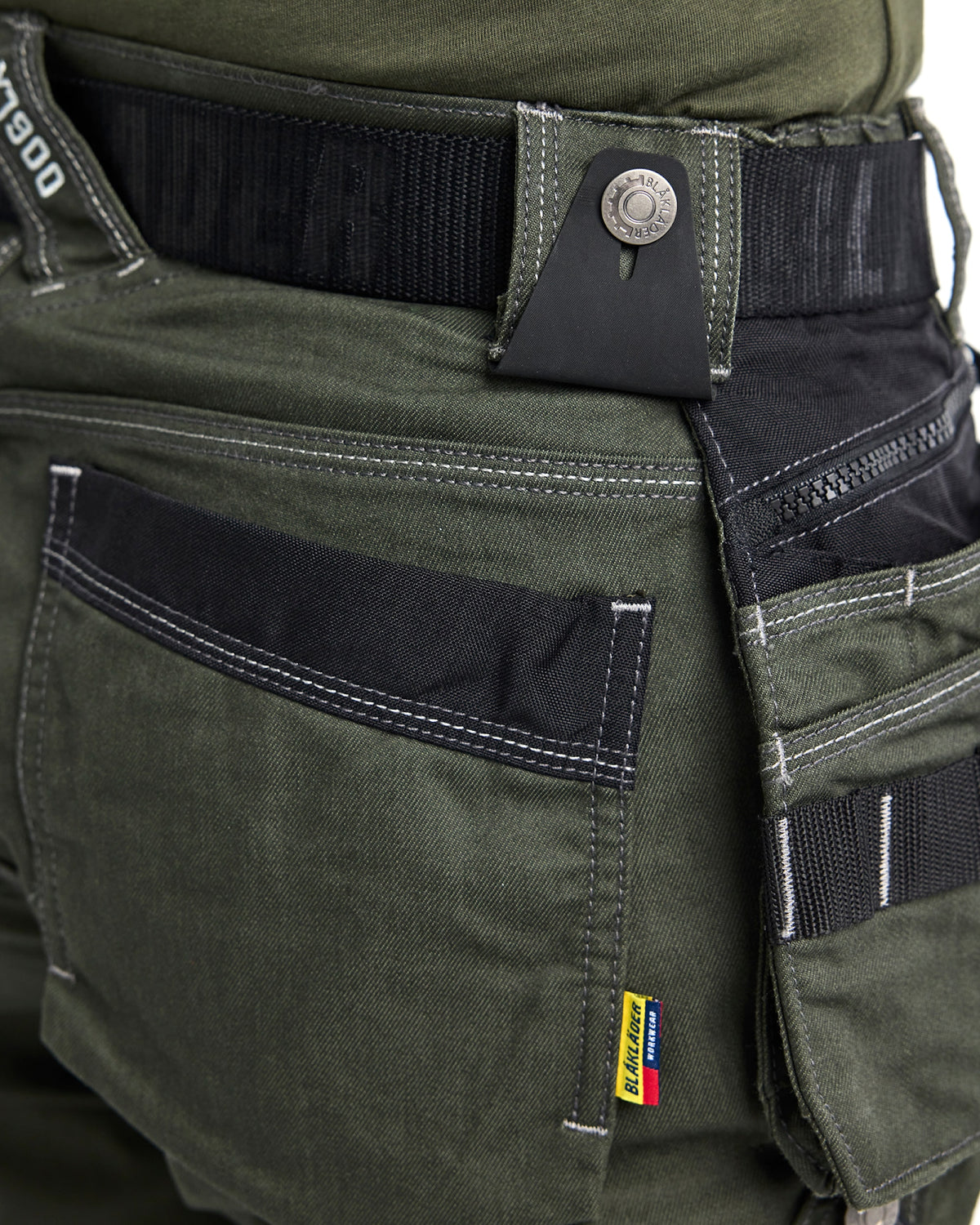 Blåkläder Damen 7990 Arbeitshose – waldgrün/schwarz
