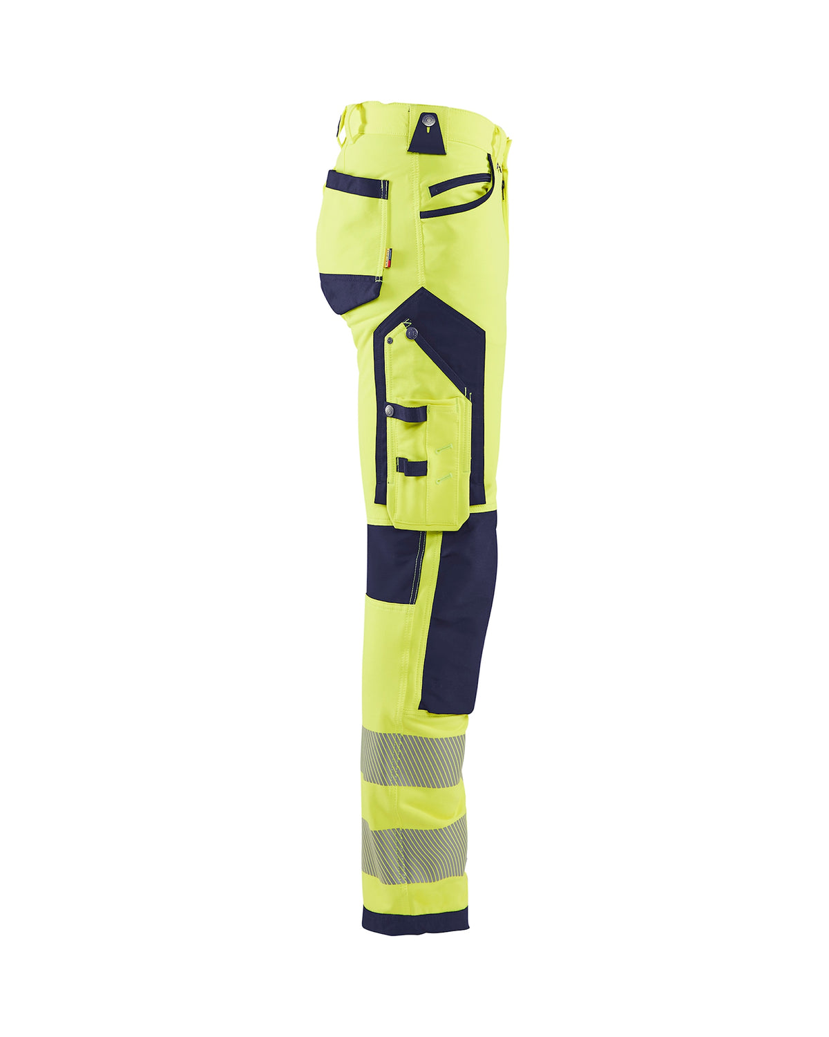 Blåkläder 1197 Warnschutz Stretch-Bundhose Kl. 2 – gelb/marine