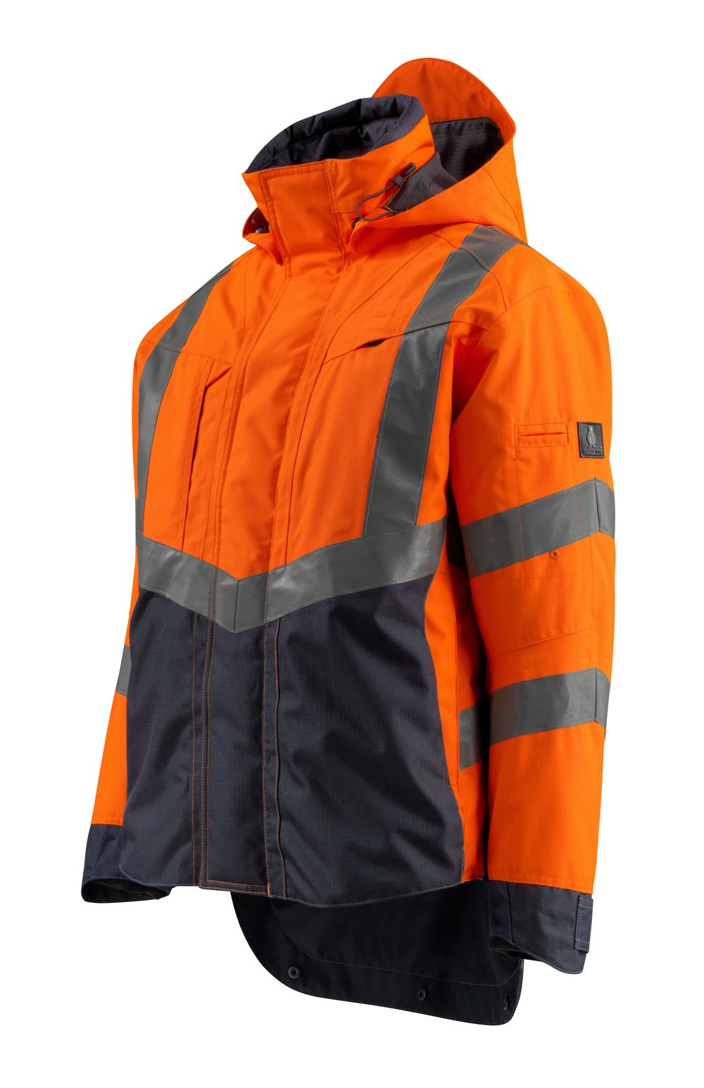 Mascot Harlow Safe Supreme zweif Warnschutzjacke – orange/schwarzblau