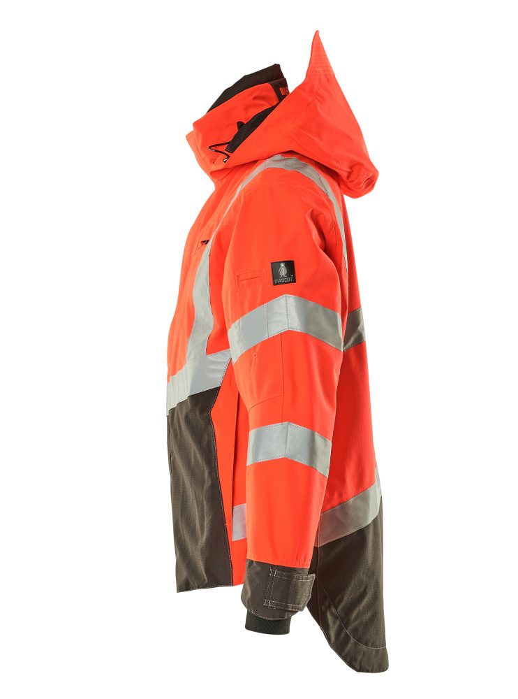 Mascot Harlow Safe Supreme zweif Warnschutzjacke – rot/anthrazit