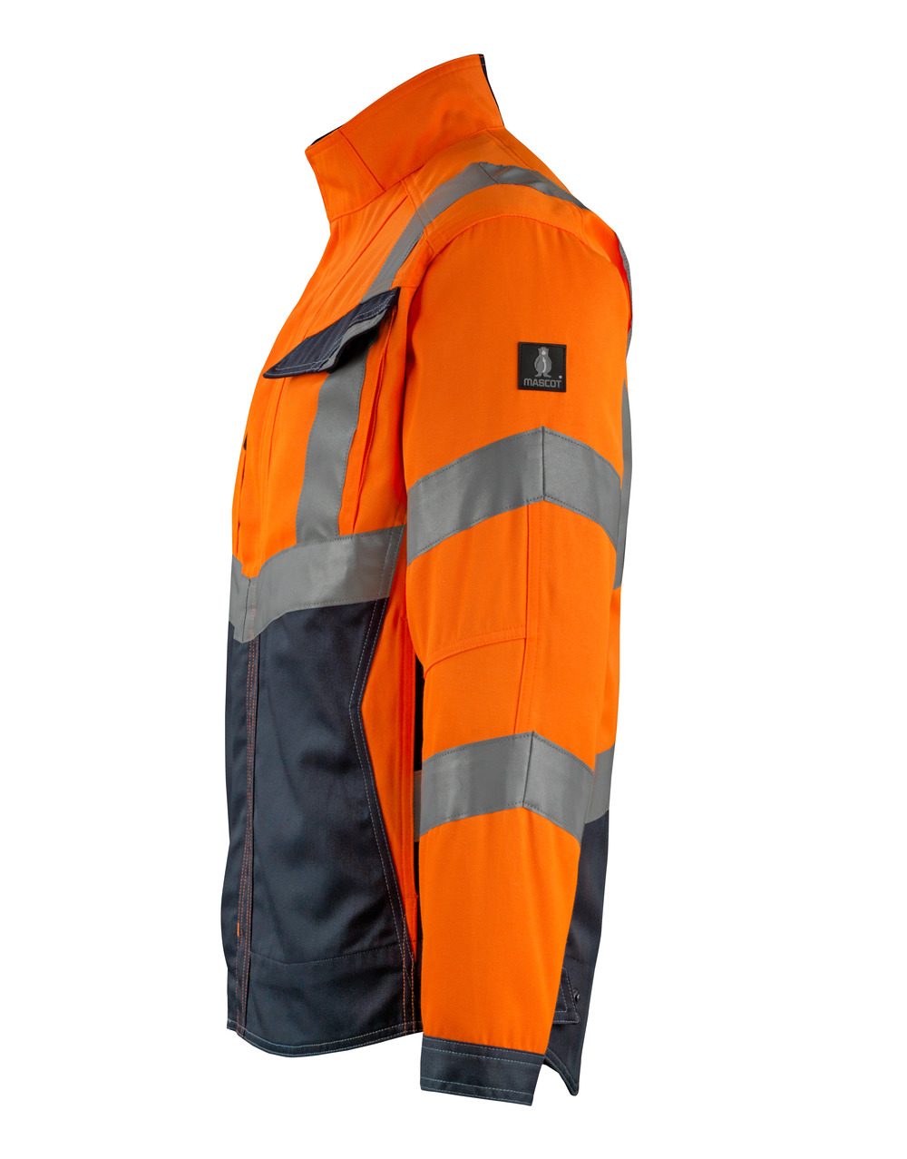 Mascot Oxford Safe Supreme Warnschutzjacke – orange/schwarzblau