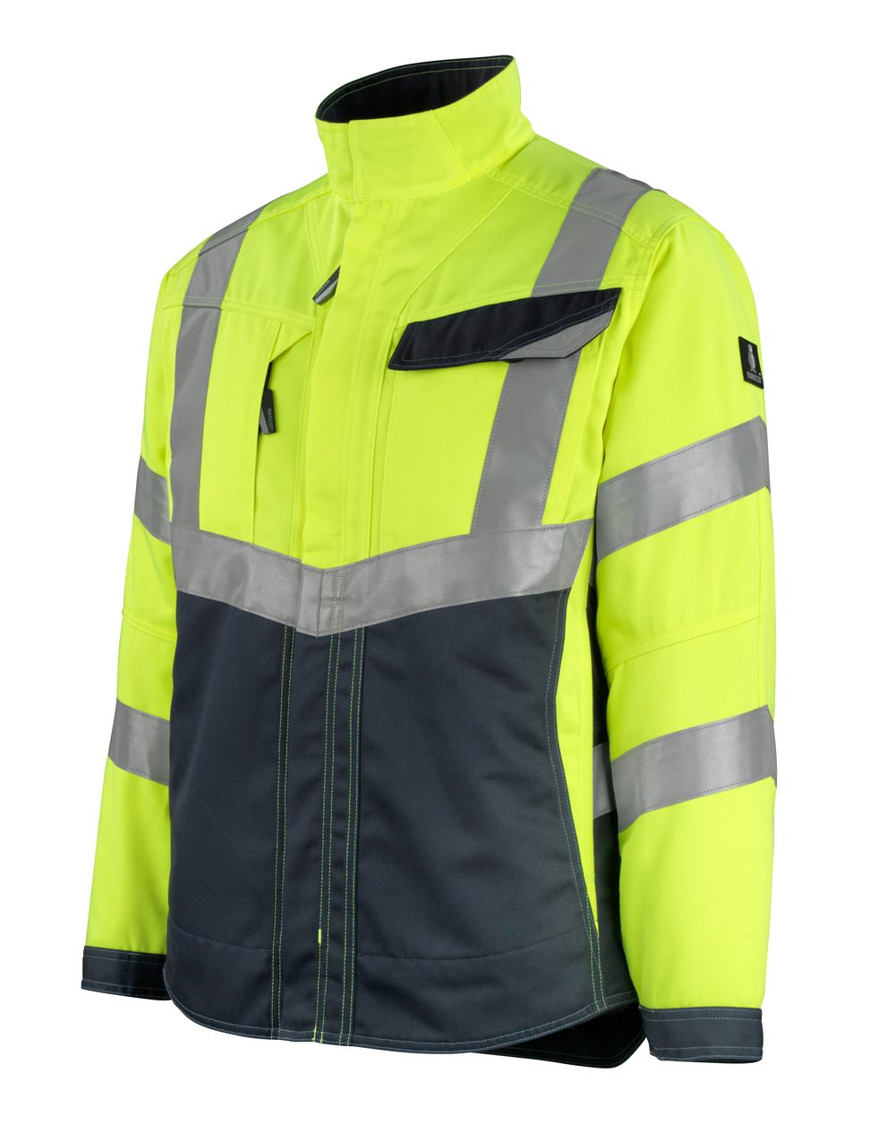 Mascot Oxford Safe Supreme Warnschutzjacke – gelb/schwarzblau