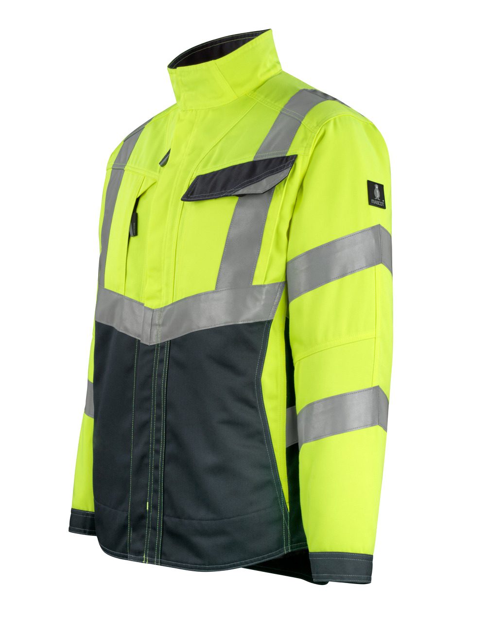 Mascot Oxford Safe Supreme Warnschutzjacke – gelb/schwarzblau