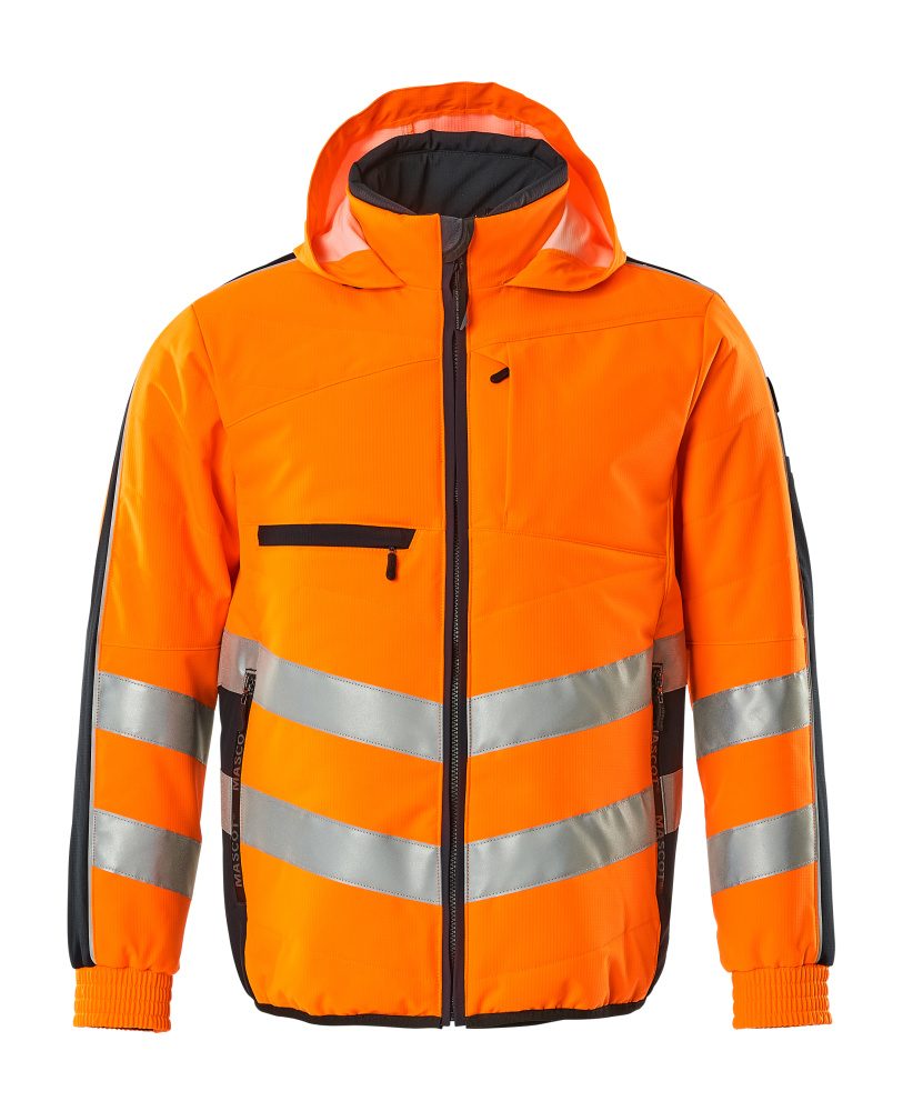 Mascot Dartford Safe Supreme WarnThermojacke – orange/schwarzblau