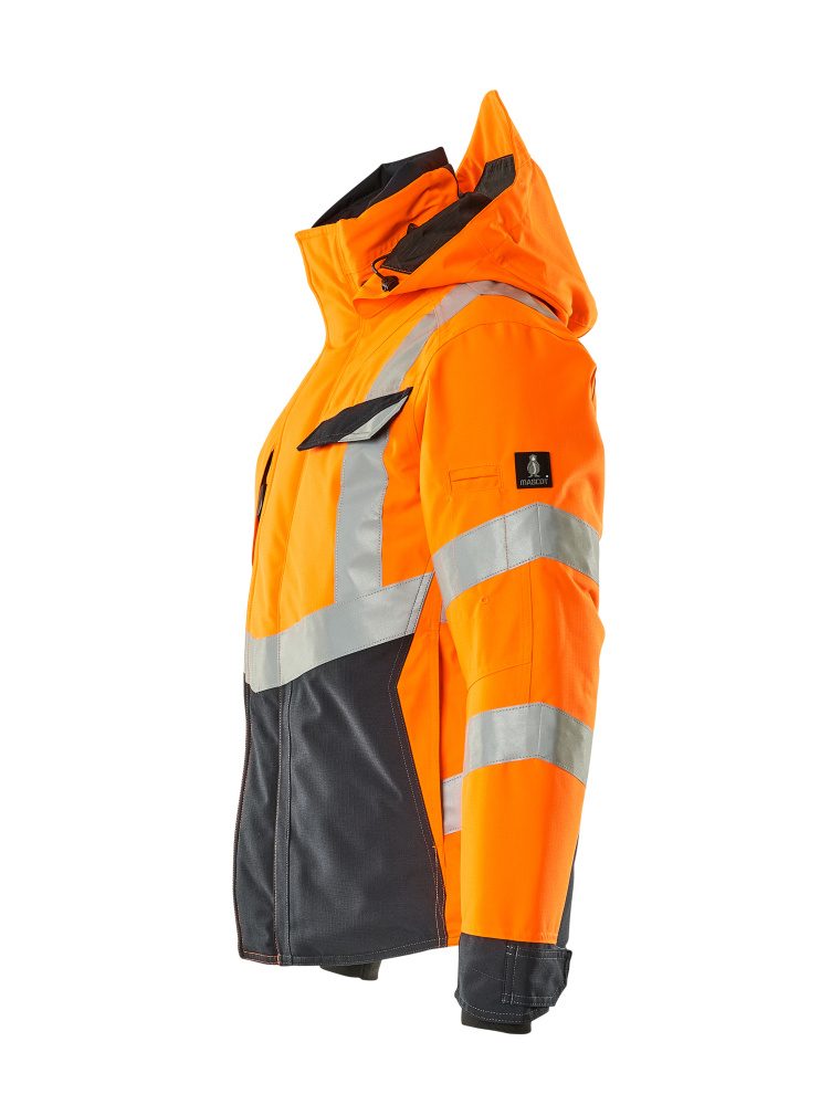Mascot Hastings Safe Supreme zweif Warnwinterjacke – orange/schwarzblau