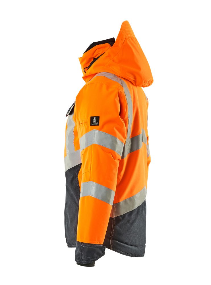 Mascot Hastings Safe Supreme zweif Warnwinterjacke – orange/schwarzblau