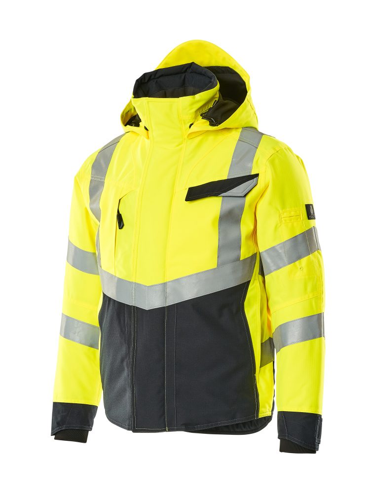 Mascot Hastings Safe Supreme zweif Warnwinterjacke – gelb/schwarzblau