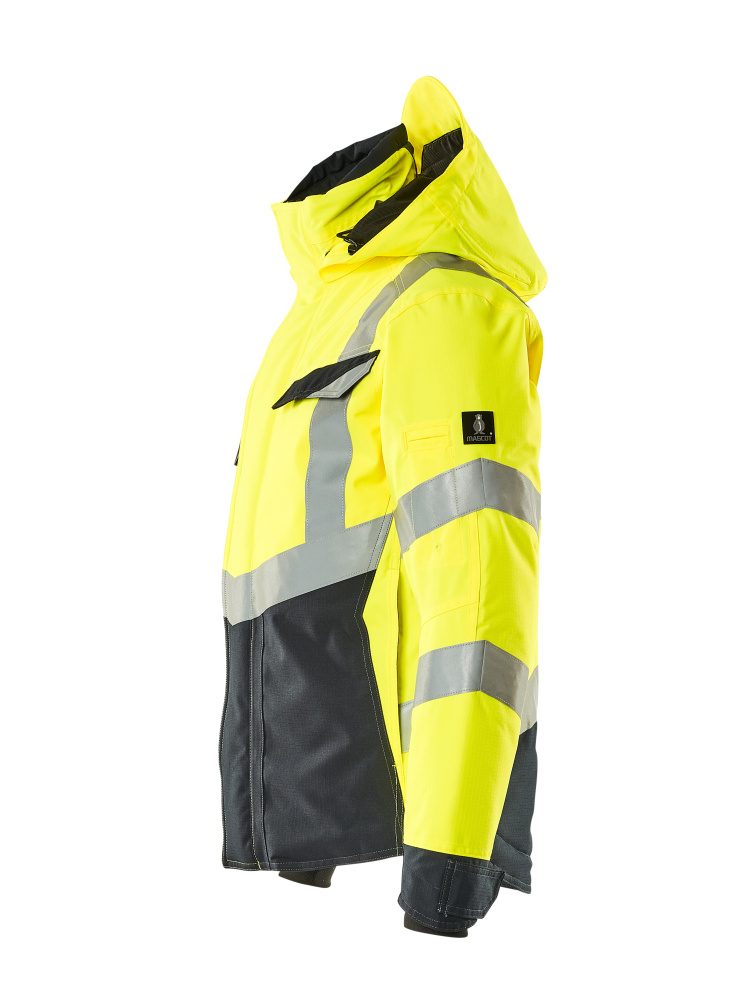 Mascot Hastings Safe Supreme zweif Warnwinterjacke – gelb/schwarzblau