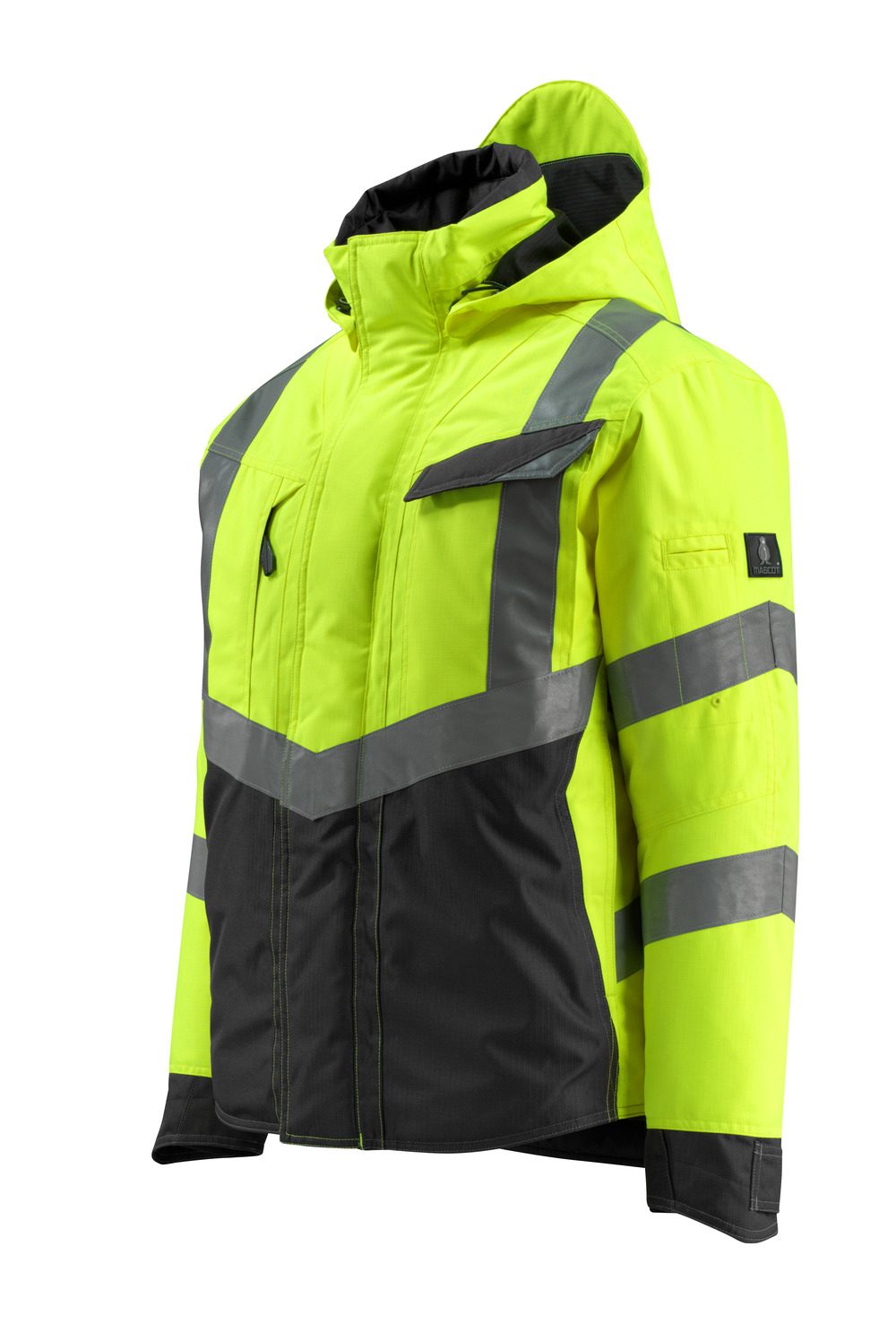 Mascot Hastings Safe Supreme zweif Warnwinterjacke – gelb/schwarz
