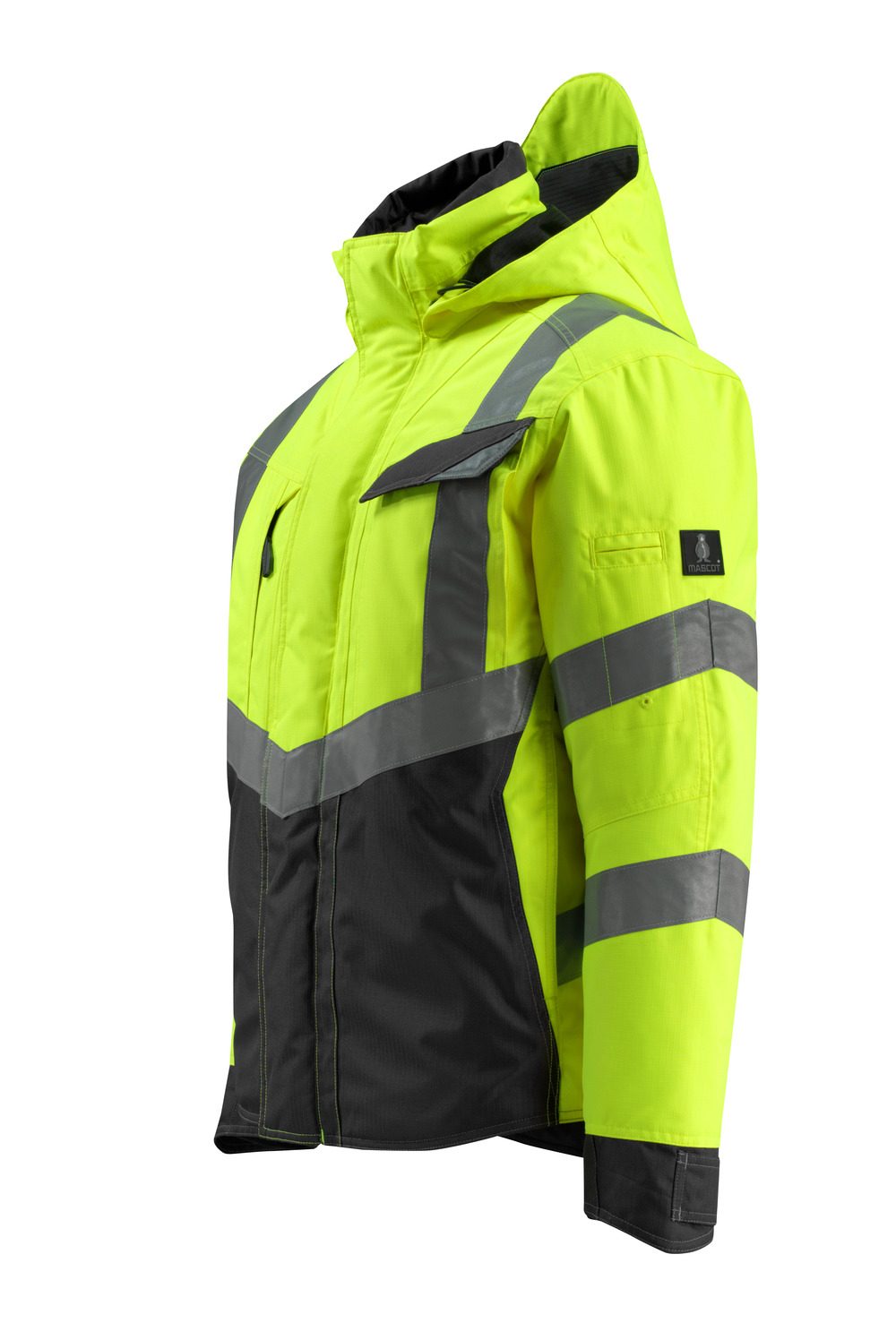 Mascot Hastings Safe Supreme zweif Warnwinterjacke – gelb/schwarz