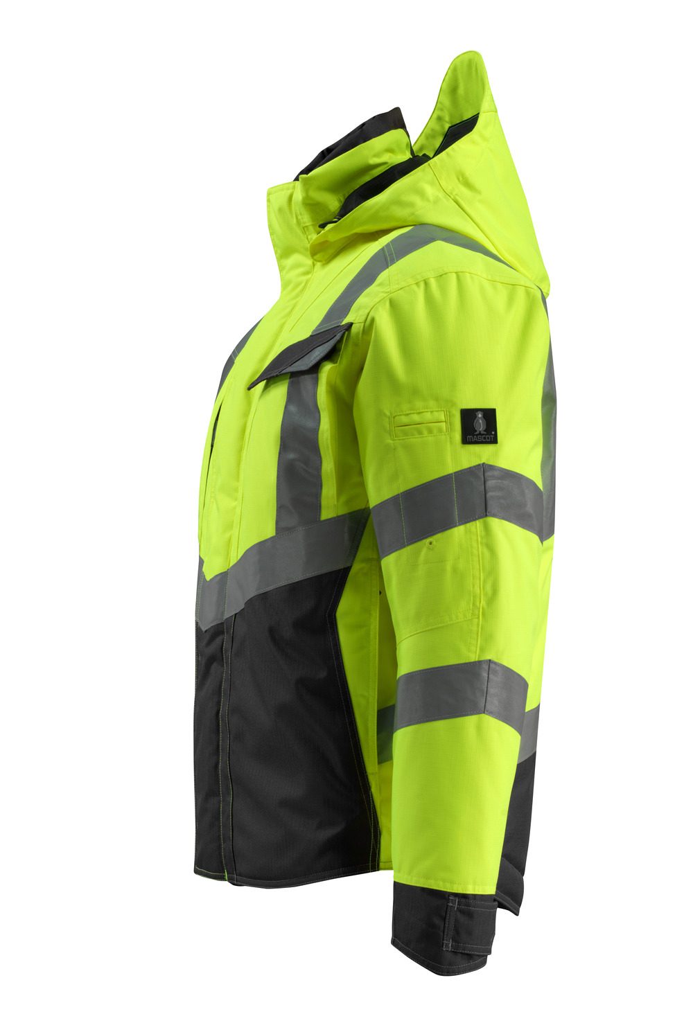 Mascot Hastings Safe Supreme zweif Warnwinterjacke – gelb/schwarz