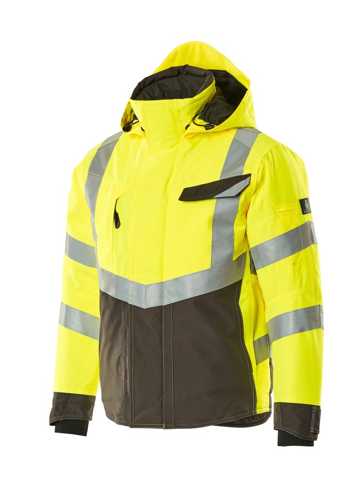 Mascot Hastings Safe Supreme zweif Warnwinterjacke – warngelb/anthrazit