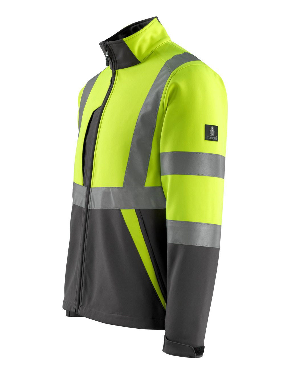 Mascot Kiama Safe Light Warn-Softshelljacke – warngelb/anthrazit