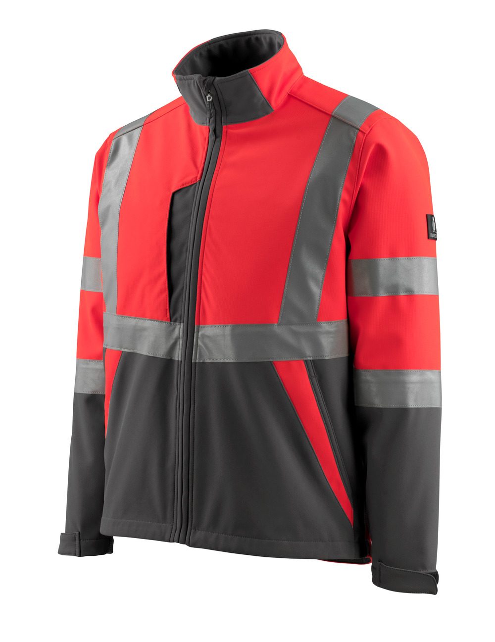 Mascot Kiama Safe Light Warn-Softshelljacke – rot/anthrazit