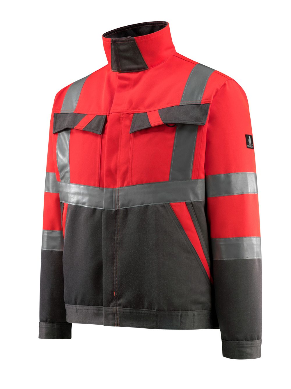 Mascot Forster Safe Light Warnschutzjacke – rot/dunkelanthrazit