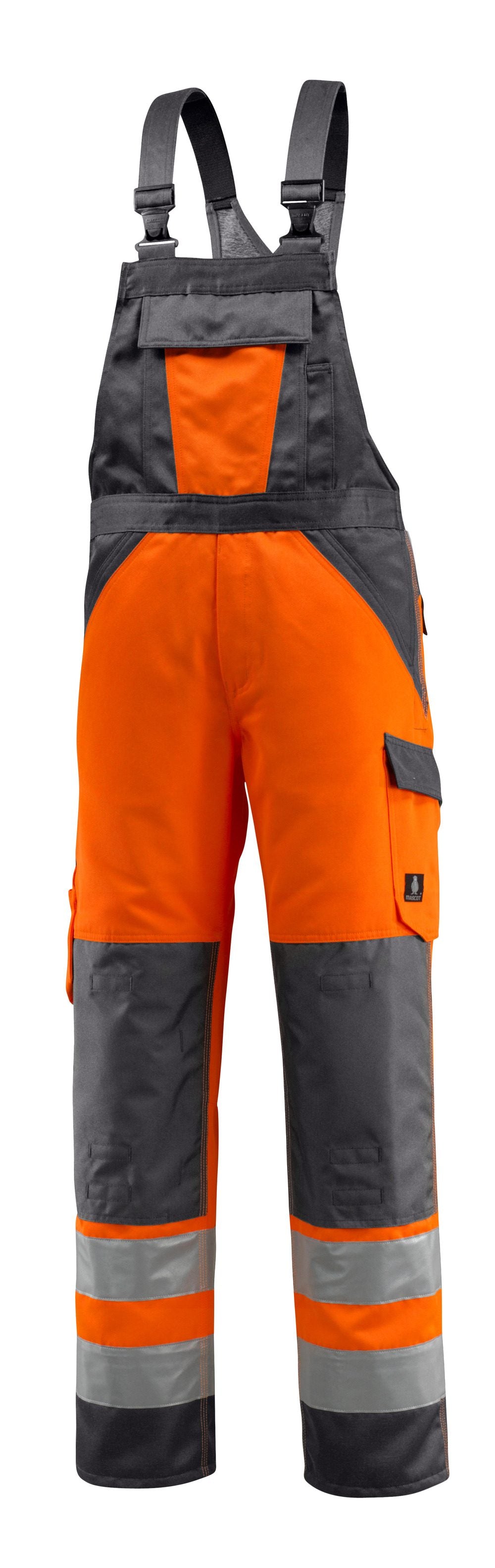 Mascot Gosford Safe Light Warnschutz Latzhose – orange/dunkelanthrazit