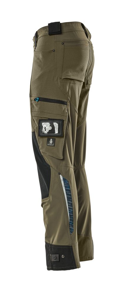 Mascot Stretch Dyneema Advanced Bundhose – moosgrün