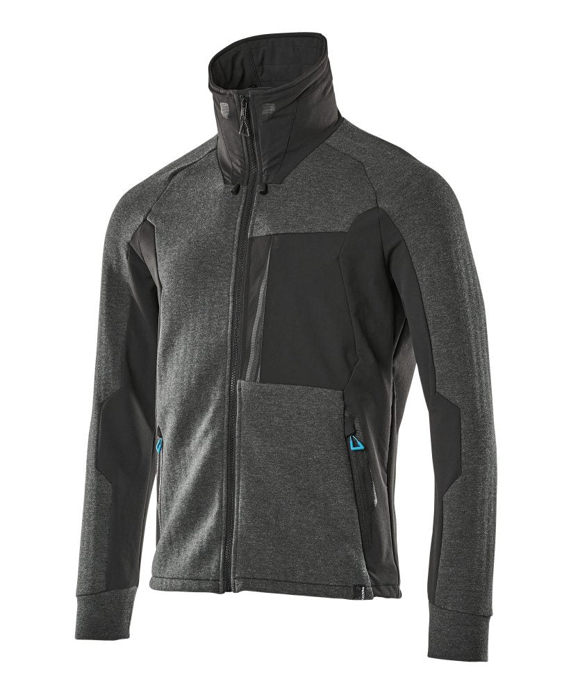 Mascot mit Stehkragen Advanced Sweatjacke – schwarz