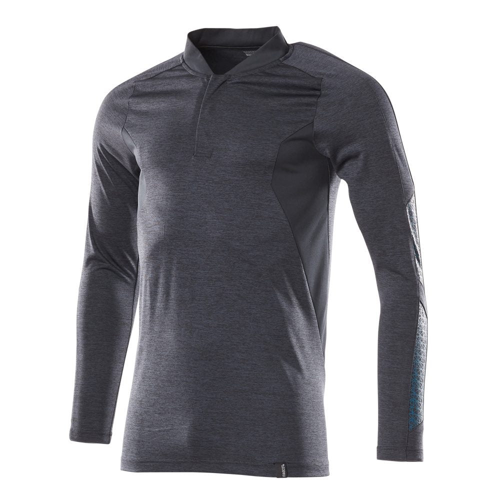 Mascot Coolmax Pro Accelerate Langarm-Poloshirt – schwarzblau