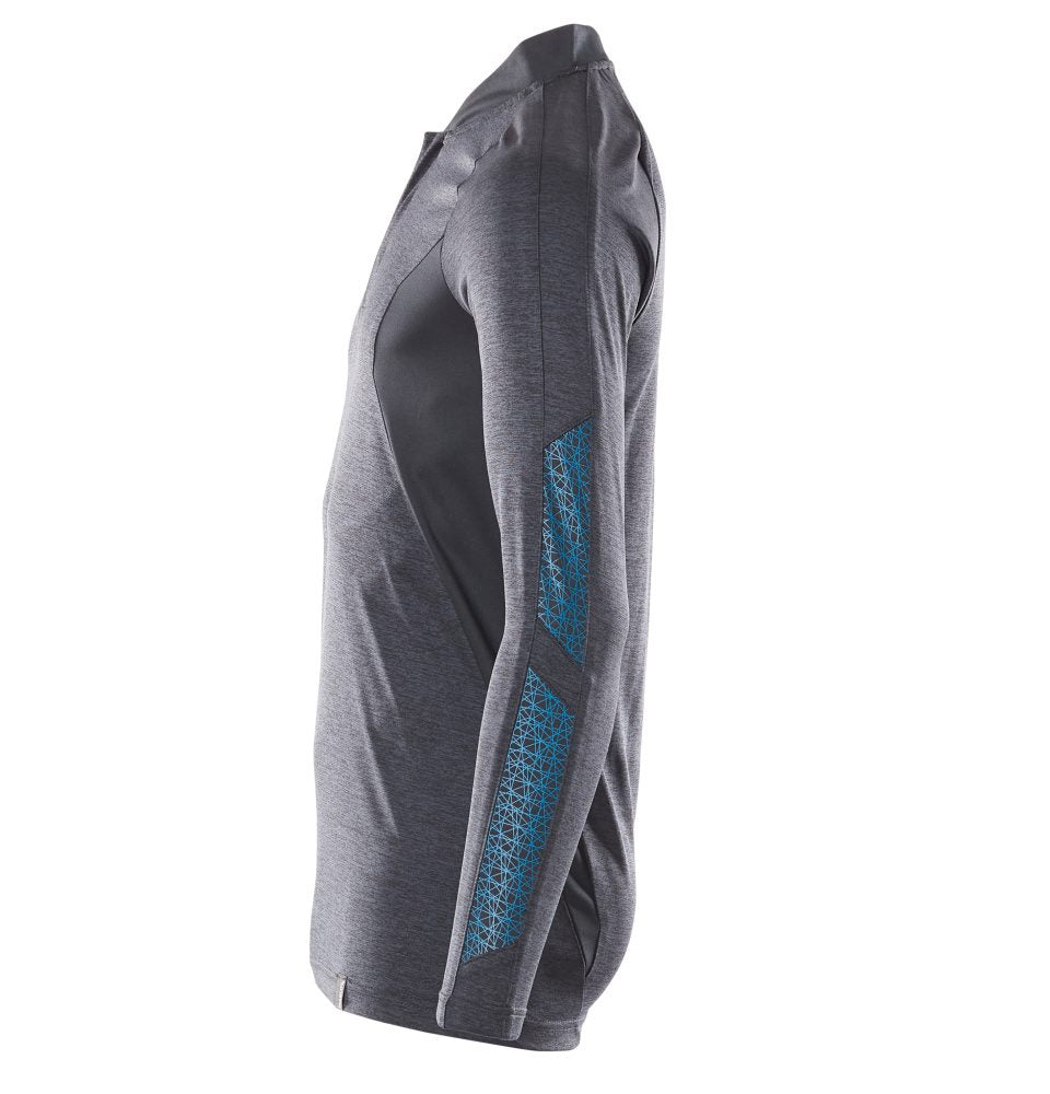 Mascot Coolmax Pro Accelerate Langarm-Poloshirt – schwarzblau