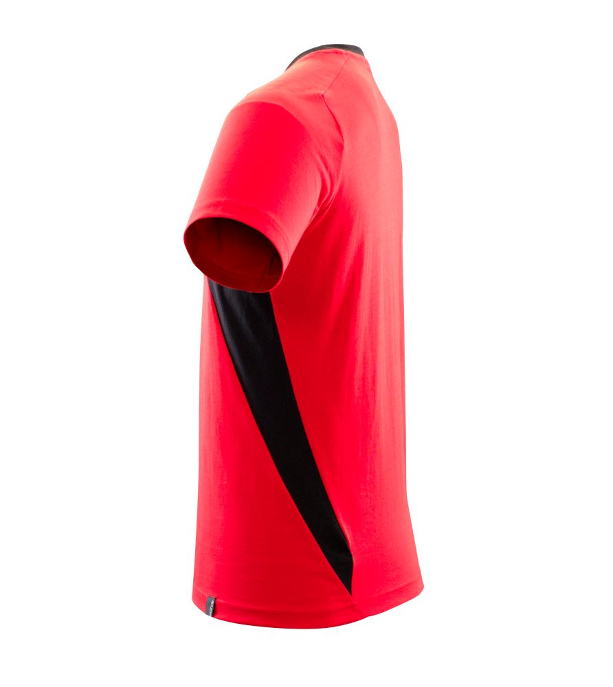 Mascot Accelerate 100% Baumwolle T-Shirt – verkehrsrot/schwarz