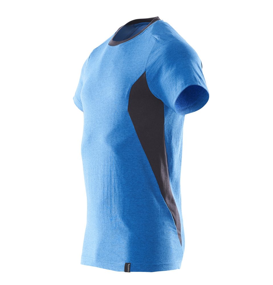 Mascot Accelerate 100% Baumwolle T-Shirt – azurblau/schwarzblau