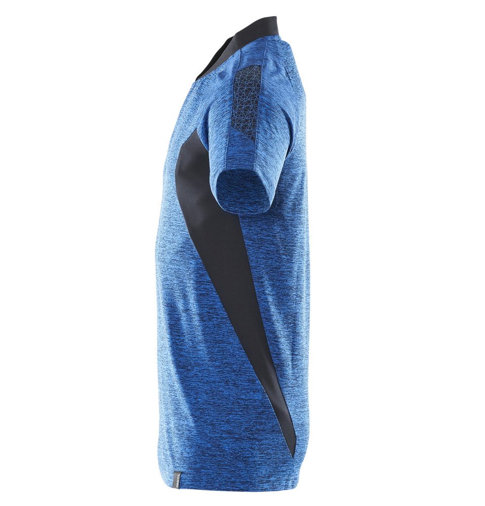 Mascot Accelerate Polo-Shirt mit Coolmax Pro – azurblau/schwarzblau