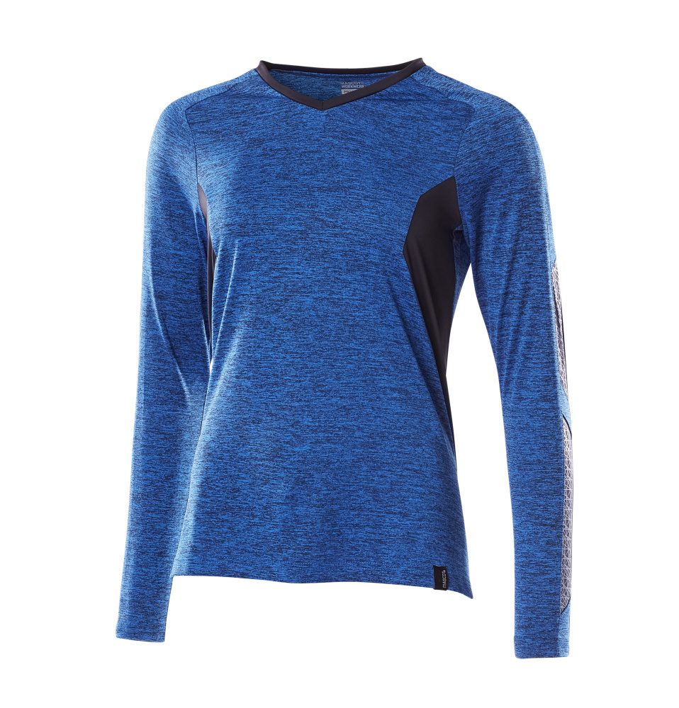 Mascot Damen Coolmax Pro Accelerate Langarmshirt – azurblau/schwarzblau