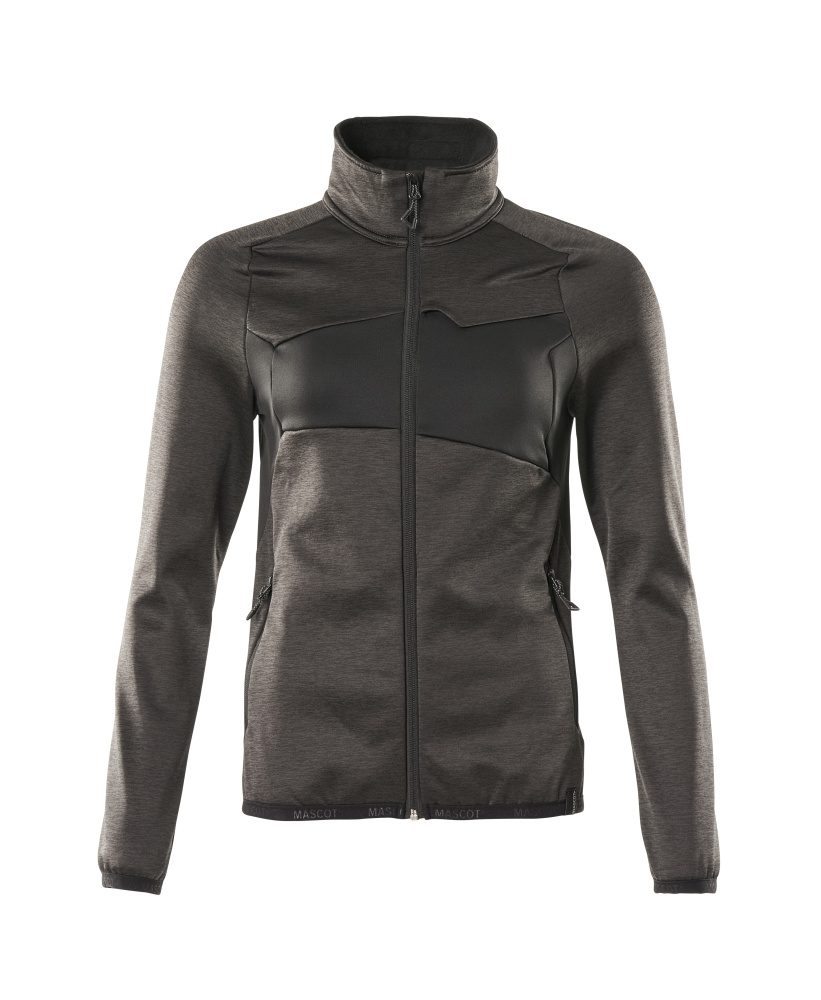 Mascot Damen Accelerate Fleecejacke – dunkelanthrazit/schwarz
