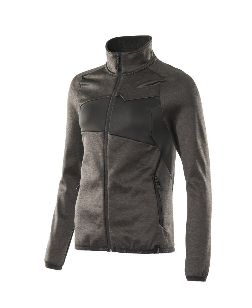 Mascot Damen Accelerate Fleecejacke – dunkelanthrazit/schwarz