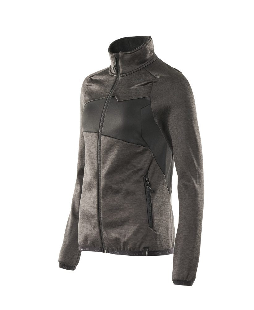 Mascot Damen Accelerate Fleecejacke – dunkelanthrazit/schwarz