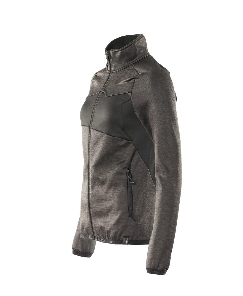 Mascot Damen Accelerate Fleecejacke – dunkelanthrazit/schwarz