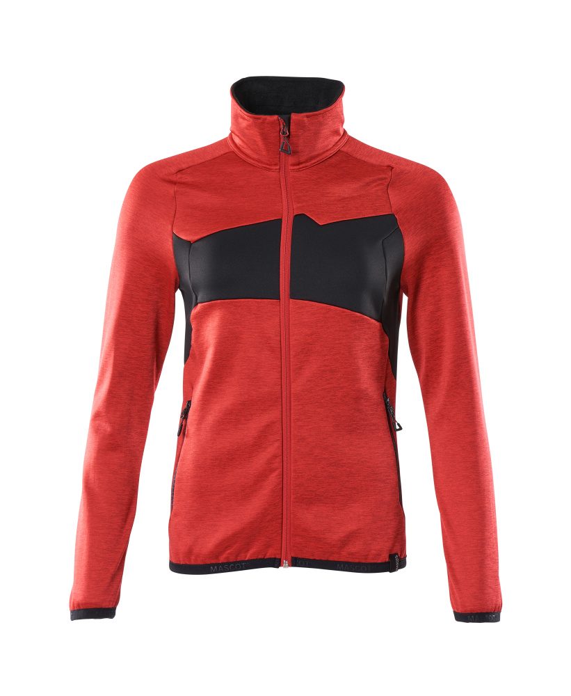Mascot Damen Accelerate Fleecejacke – verkehrsrot/schwarz