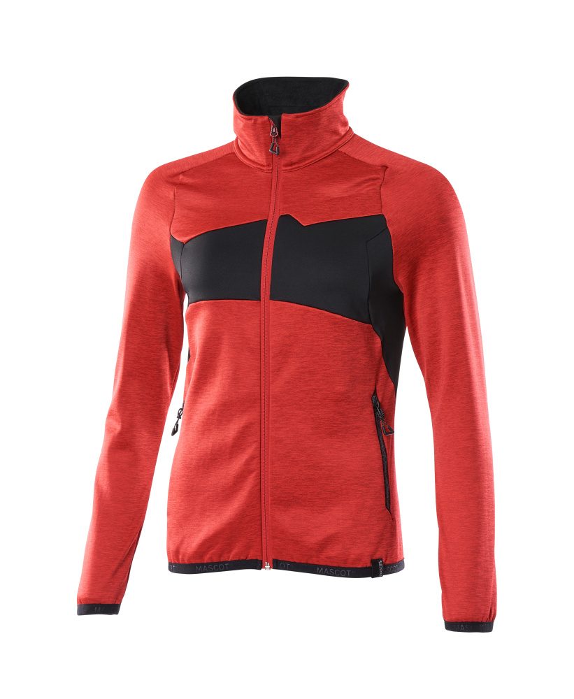 Mascot Damen Accelerate Fleecejacke – verkehrsrot/schwarz