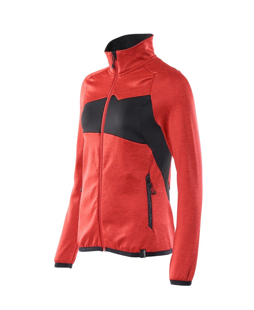 Mascot Damen Accelerate Fleecejacke – verkehrsrot/schwarz