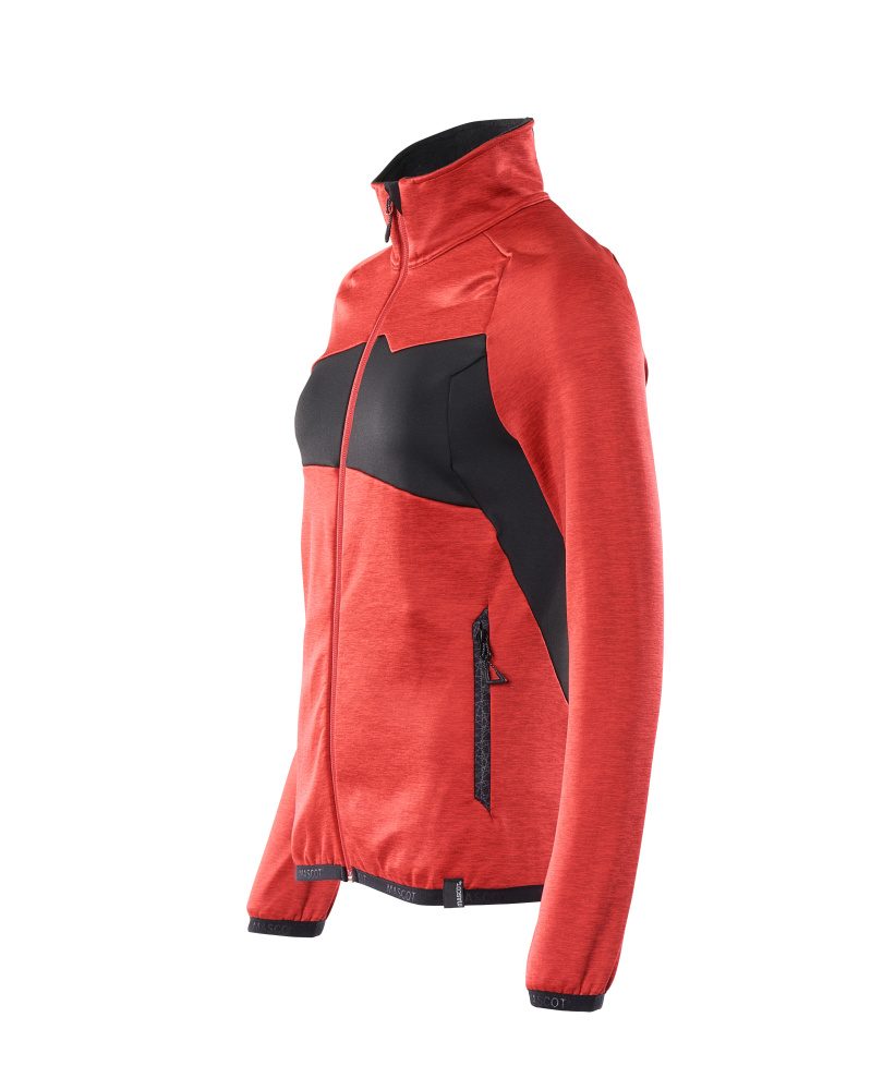 Mascot Damen Accelerate Fleecejacke – verkehrsrot/schwarz