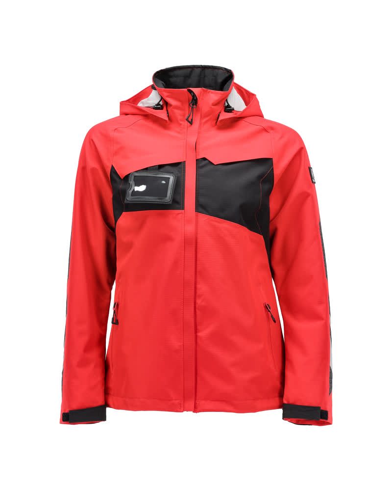 Mascot Damen Accelerate Hardshell-Regenjacke – verkehrsrot/schwarz