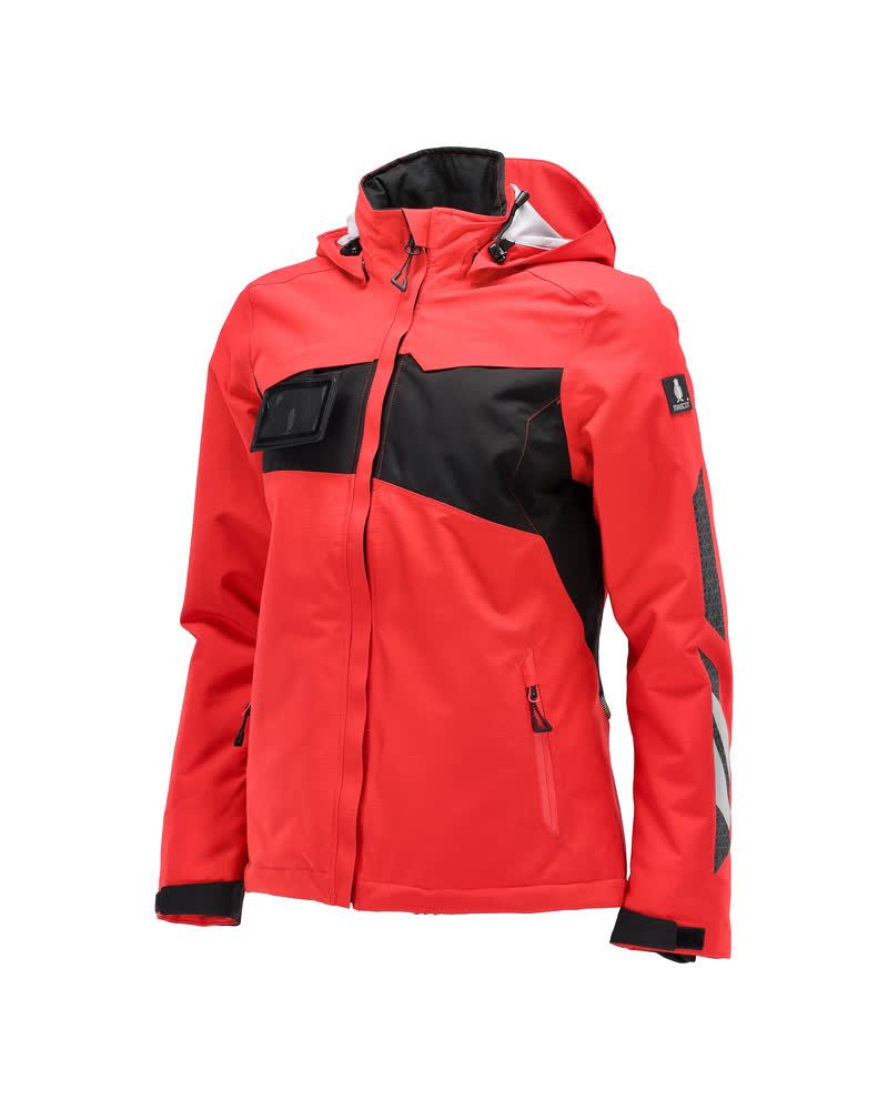 Mascot Damen m. Climascot Accelerate Winterjacke – verkehrsrot/schwarz