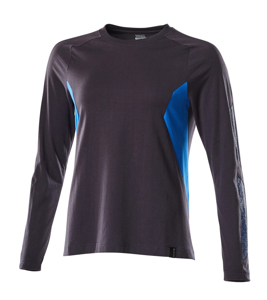 Mascot Damen Accelerate Langarmshirt – schwarzblau/azurblau