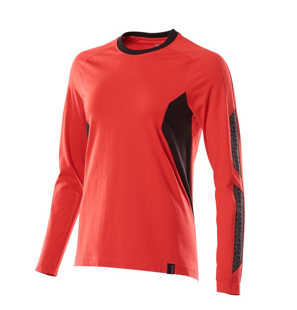 Mascot Damen Accelerate Langarmshirt – verkehrsrot/schwarz
