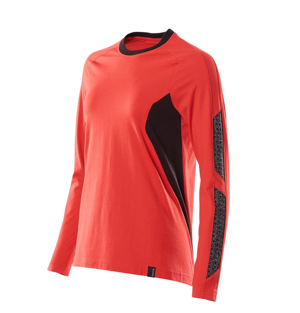 Mascot Damen Accelerate Langarmshirt – verkehrsrot/schwarz