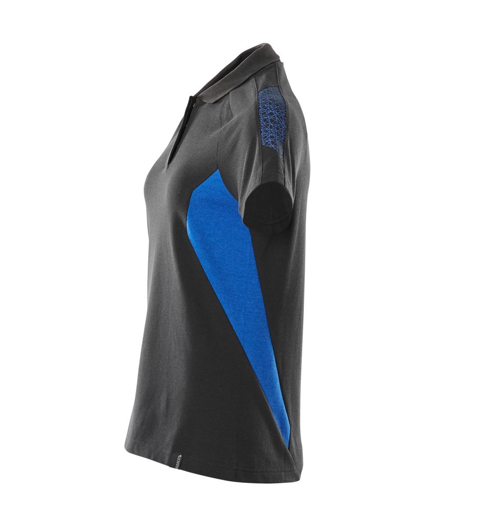 Mascot Damen Accelerate Poloshirt – schwarzblau/azurblau